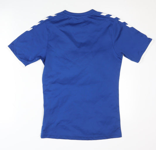 Hummel Boys Blue Sports Jersey T-Shirt 16 Years