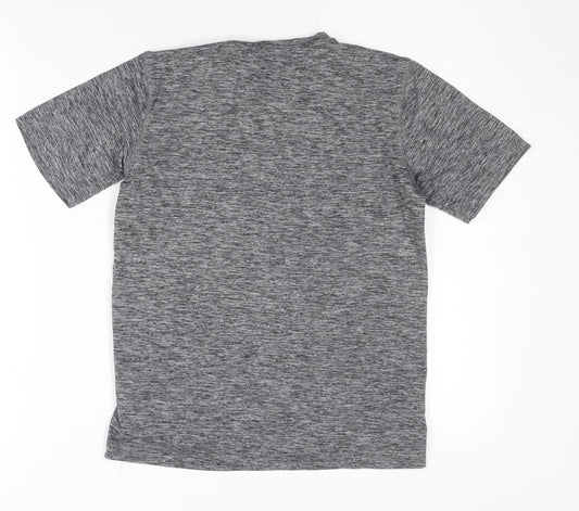 Pocopiano Boys Grey Jersey T-Shirt, 12-13 Years, Sporty Fit