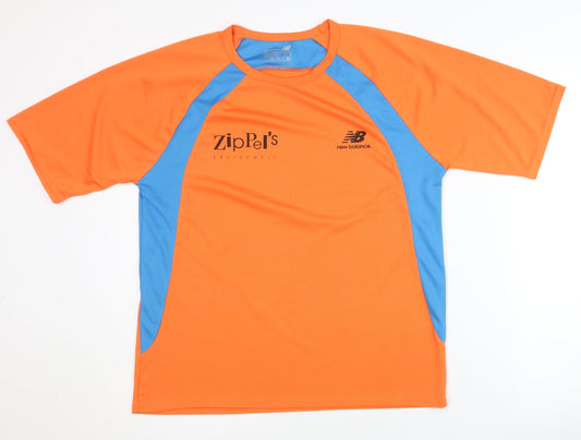 New Balance Men's Orange Running T-Shirt M