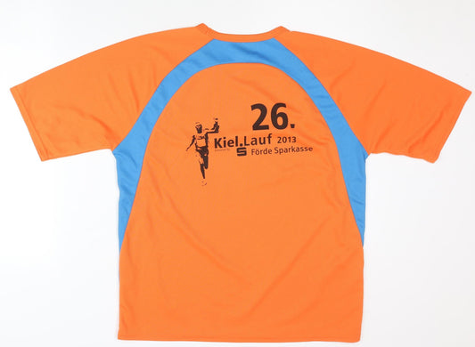 New Balance Men's Orange Running T-Shirt M