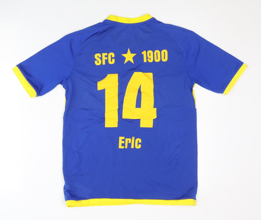 JAKO Boys Blue Sports Jersey, Football T-Shirt Size 164