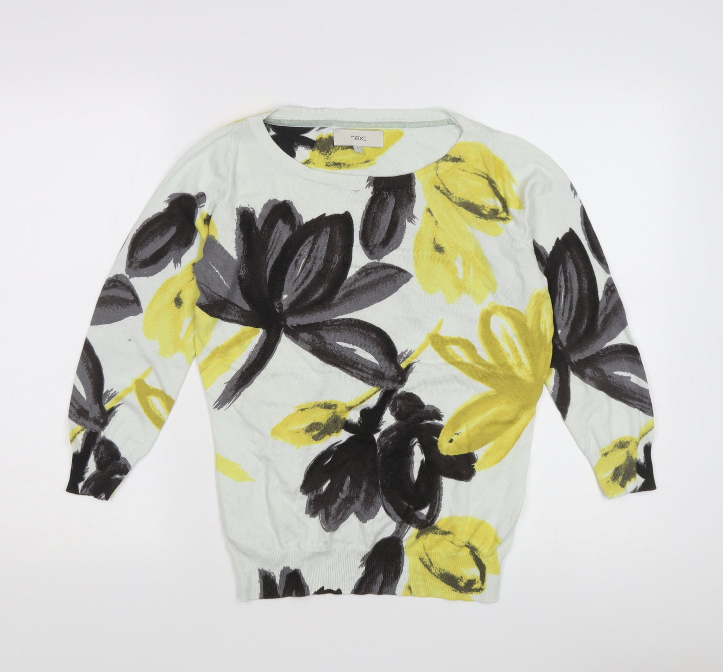 Next Women's Multicoloured Floral Pullover Jumper Size 8