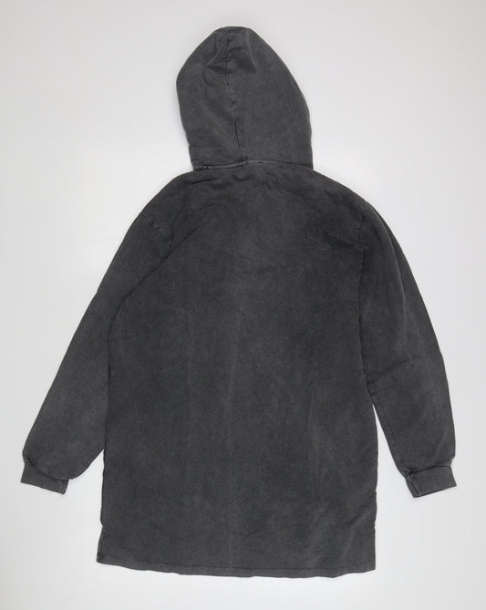Nasty Gal Grey Women's Size 8 Cotton Pullover Hoodie