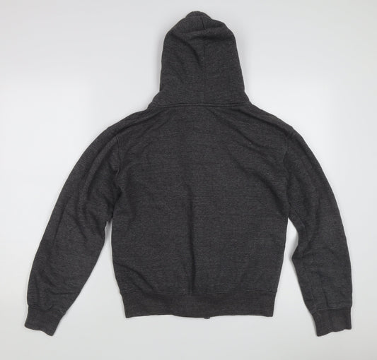 Malibu Women's Grey Full Zip Hoodie Size L