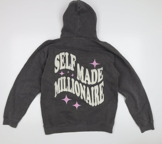 Noir Menswear Unisex Hoodie Black S Pullover Graphic
