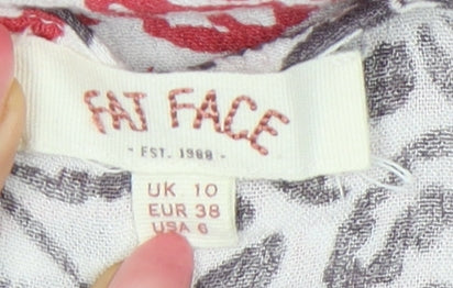 Fat Face Womens Multicoloured Floral Blouse Size 10