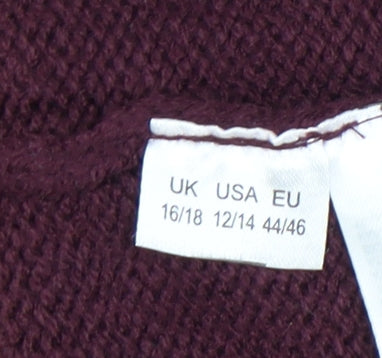 Anthology Women's Purple Cardigan Size 16/18