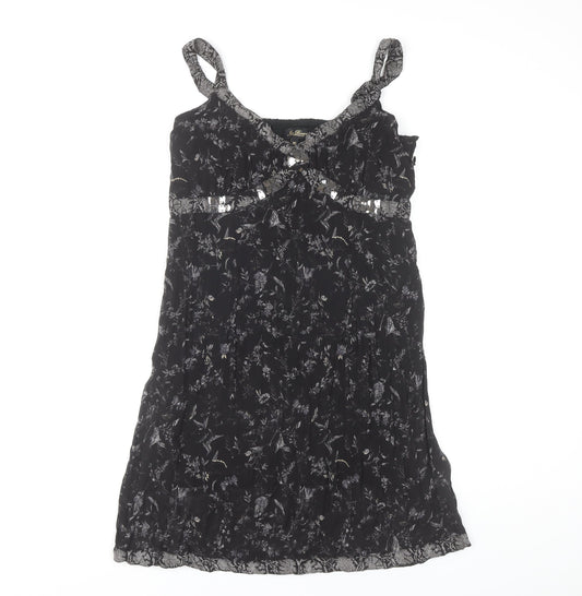 Joe Browns Women’s Black Floral Strappy Dress Size 10