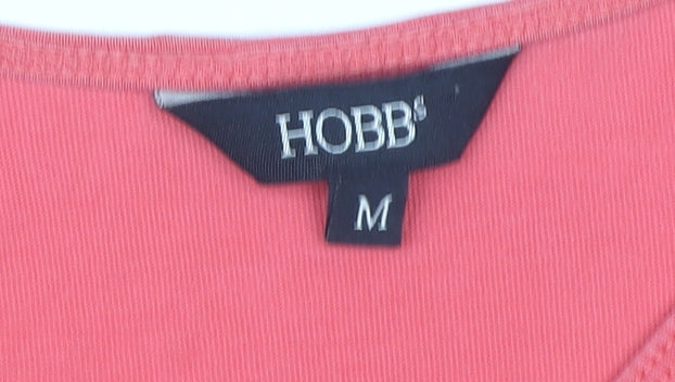 HOBBS Women's Pink-Orange M Top, 3/4 Sleeve, Casual