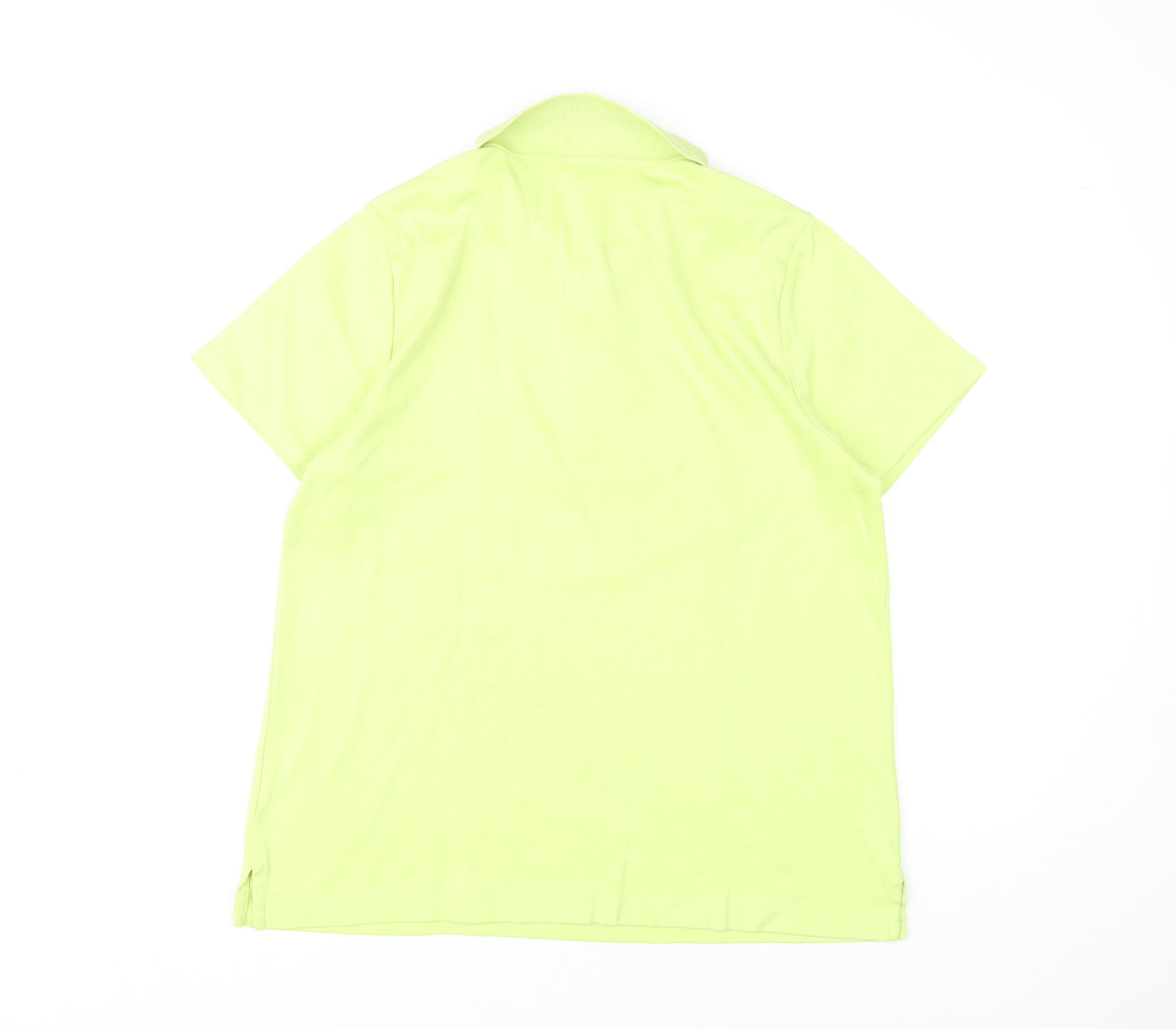 Lands' End Women's Green Polo Shirt M Classic Fit