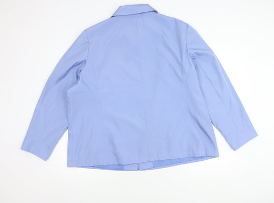 Bm Women's Blue Basic Jacket XL