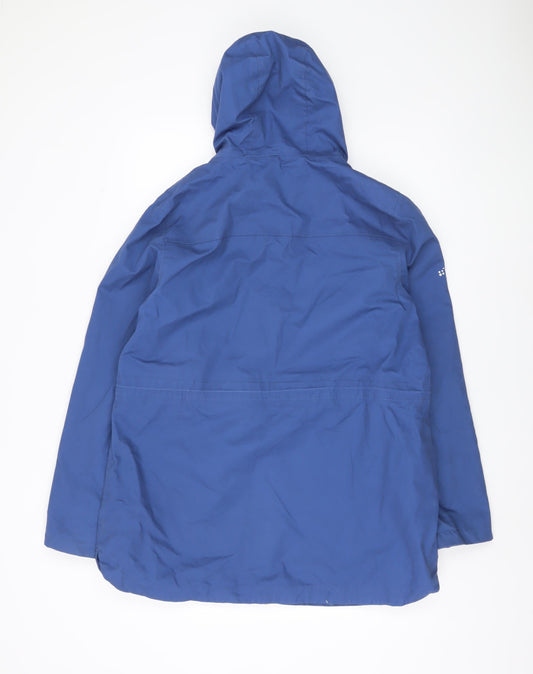 Trespass Women's Blue Rain Coat Size L
