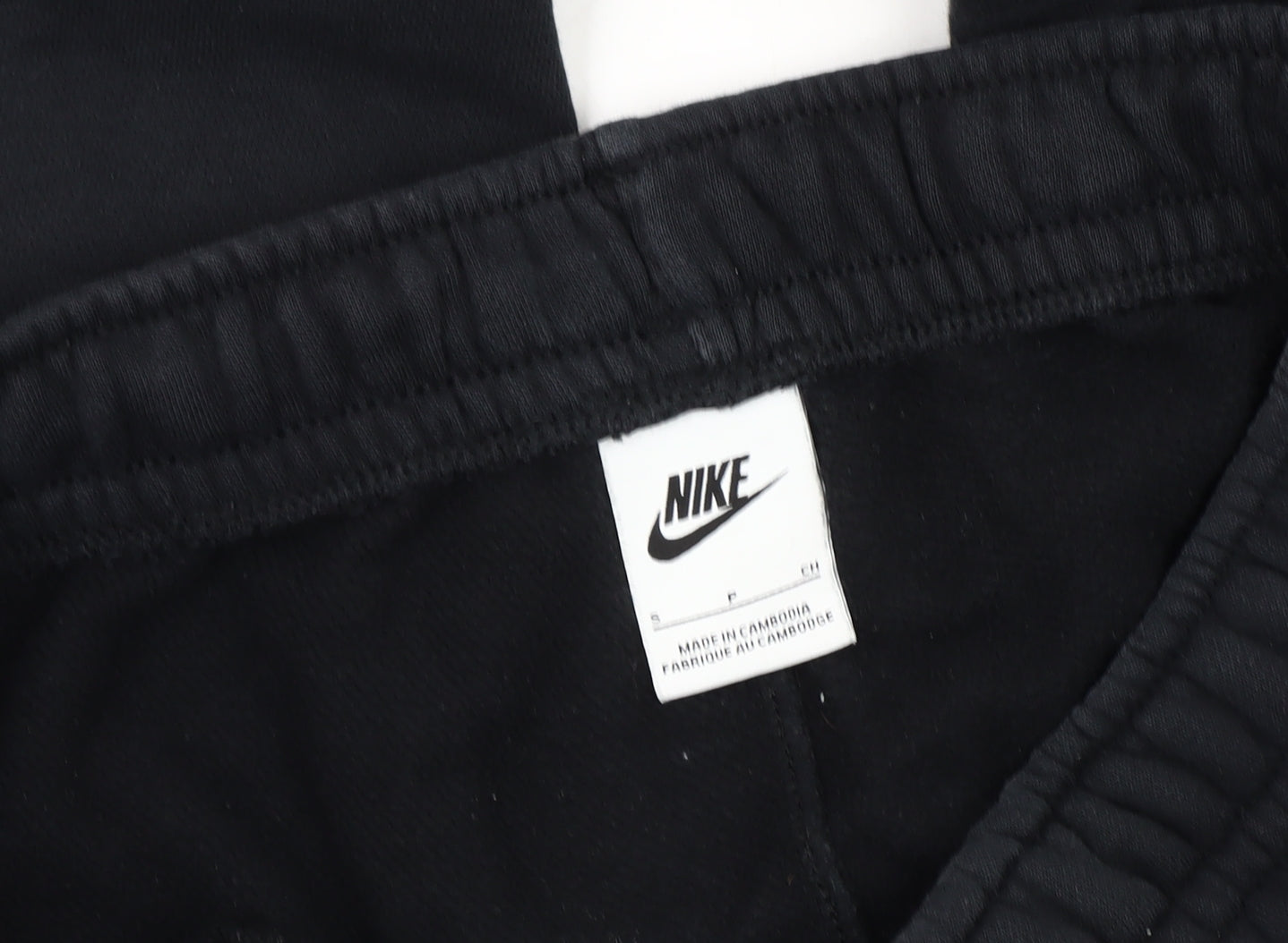 Nike Men's Black Fleece Jogger Trousers S