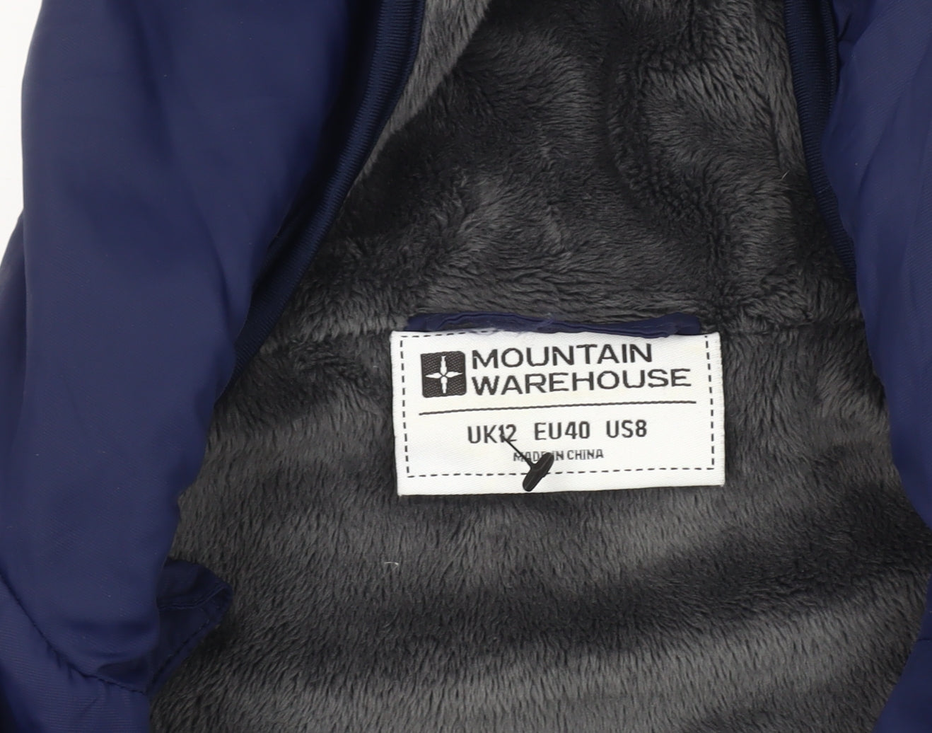 Mountain Warehouse Women's Blue Hooded Puffer Waistcoat Size 12