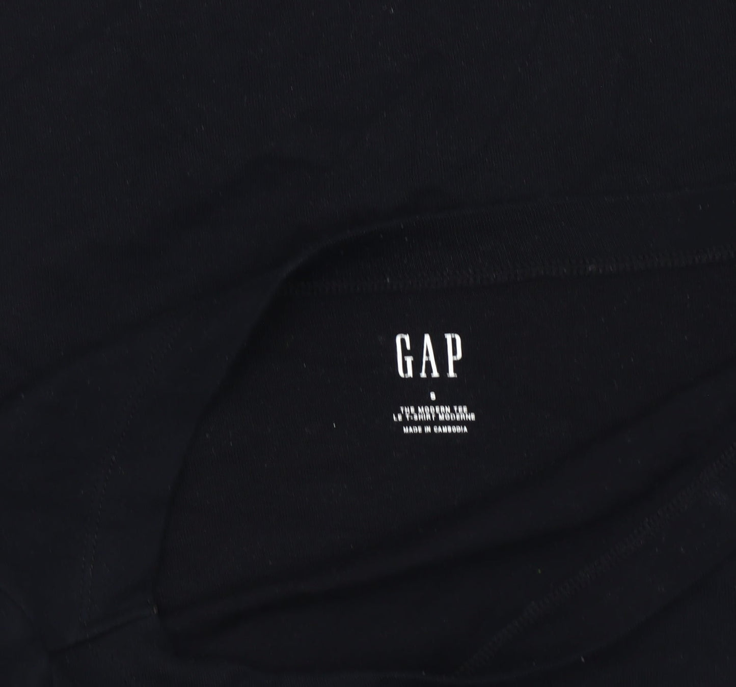 GAP Women's Black Basic Long Sleeve Boat Neck Blouse