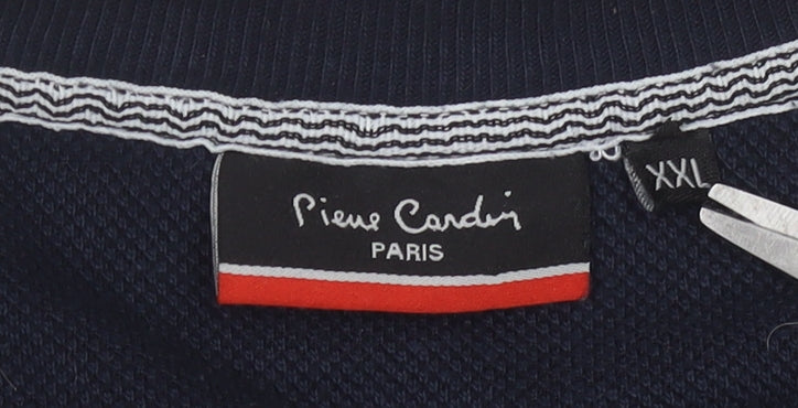 Pierre Cardin Men's Black Full Zip Jumper XL