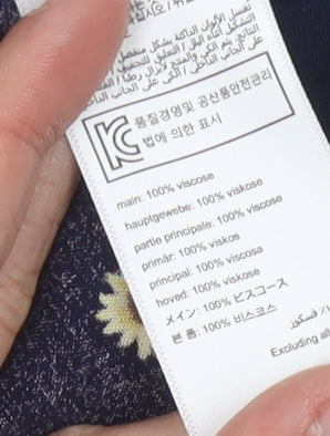 Joules Women’s Blue Floral Shorts, Size 12, Casual Summer Wear