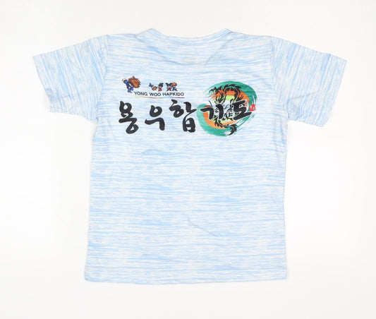 KSD Boys Blue Graphic Print T-Shirt, 2-3 Years