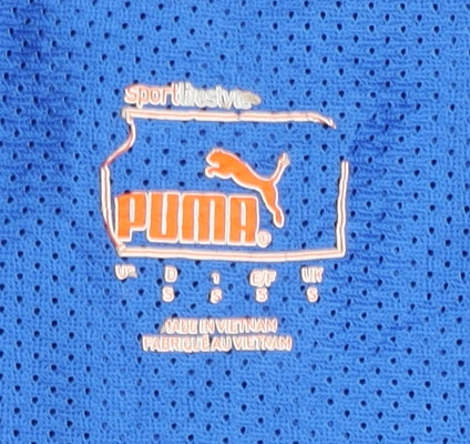 Puma Men's Blue Jersey T-Shirt Size S - Gym & Training