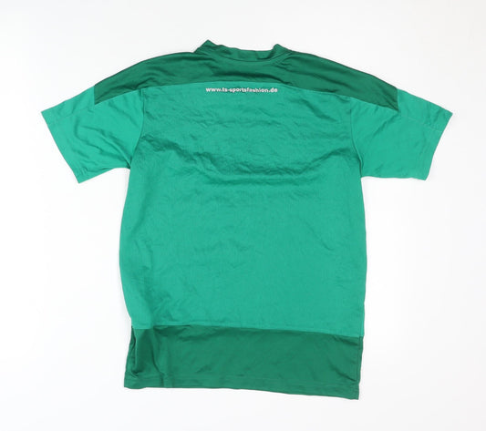 Puma Boys Green Football Jersey T-Shirt XL