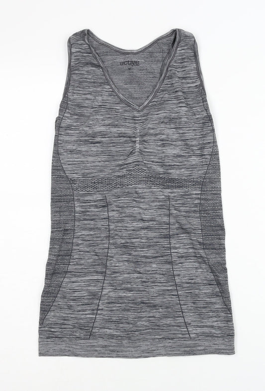 Active by Cubico Grey Women's Medium Tank Top