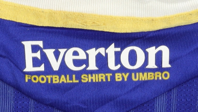 Umbro Everton Home Shirt Blue Size M Arteta Number 6