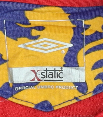 Umbro Lyon Adult Red Shirt XL Christian 5 Away