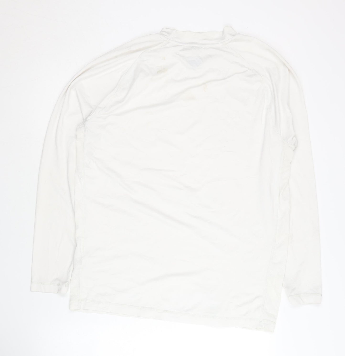 Umbro Men's White Long Sleeve Pullover XXL Top