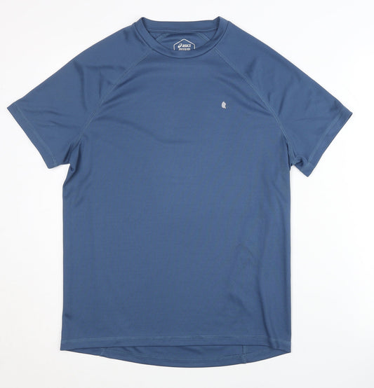 Additional front view of Asics Men's Blue S Running T-Shirt Reflective