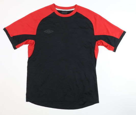 Umbro Men's Black L Football T-Shirt