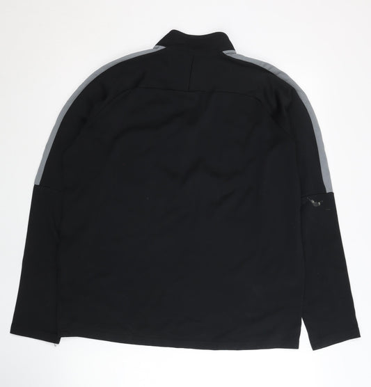 Nike Men's Black 1/4 Zip Sweatshirt M