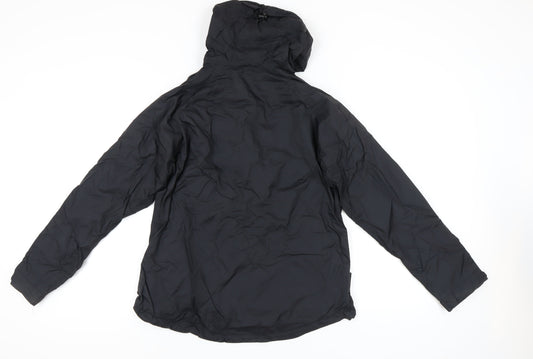 Mountain Warehouse Women's Black Rain Coat Jacket Size 14