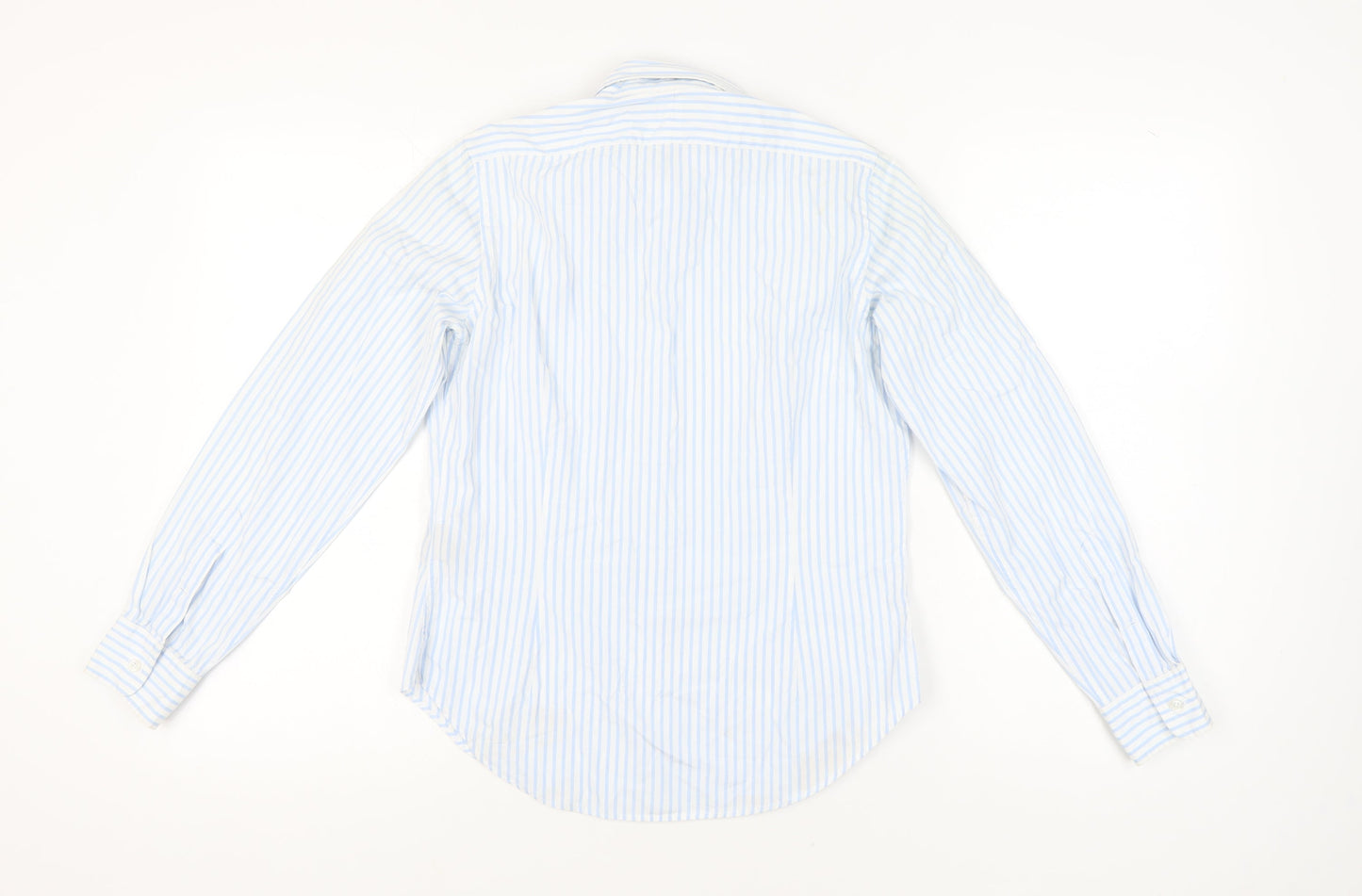Ralph Lauren Women's Blue Stripe Button-Up Shirt