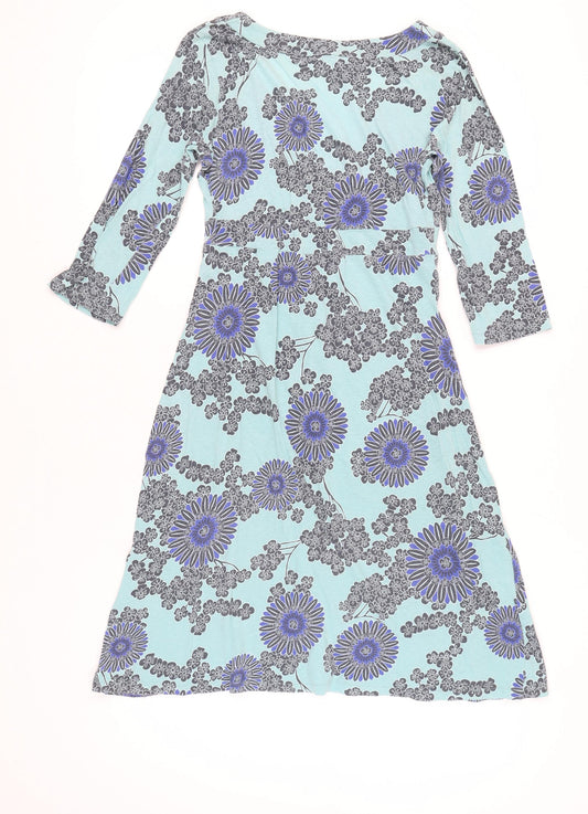 White Stuff Women's Floral V-Neck Dress Size 12