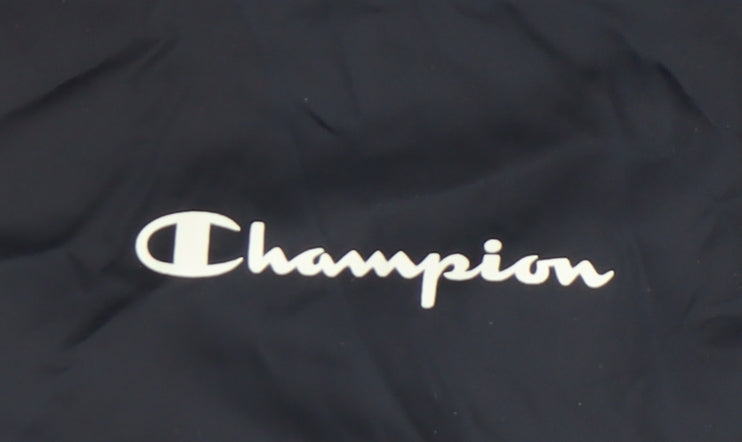 Champion Men's XL Blue Hooded Jacket - Casual Sportswear