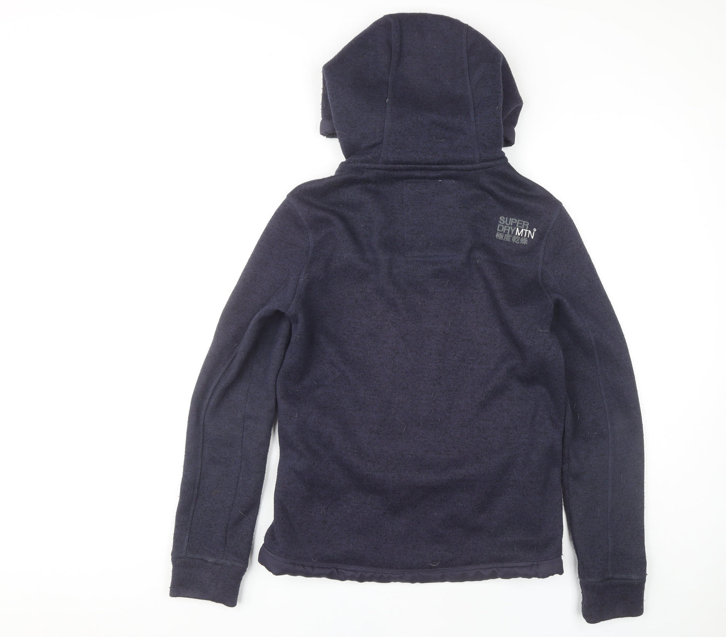 Superdry Men's Blue Full Zip Hoodie, Size S