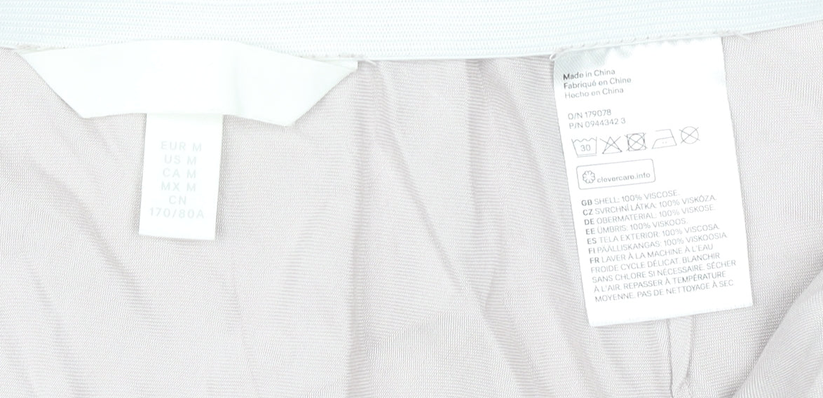 Close-up detail of Ivory Women's M Viscose Skirt