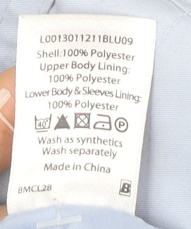 Brand and care label for Bonmarché Women's Blue Jacket S Polyester Casual