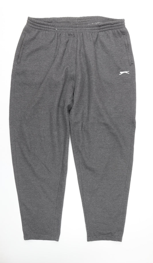 Slazenger Men's Grey Jogger Pants 4XL Casual