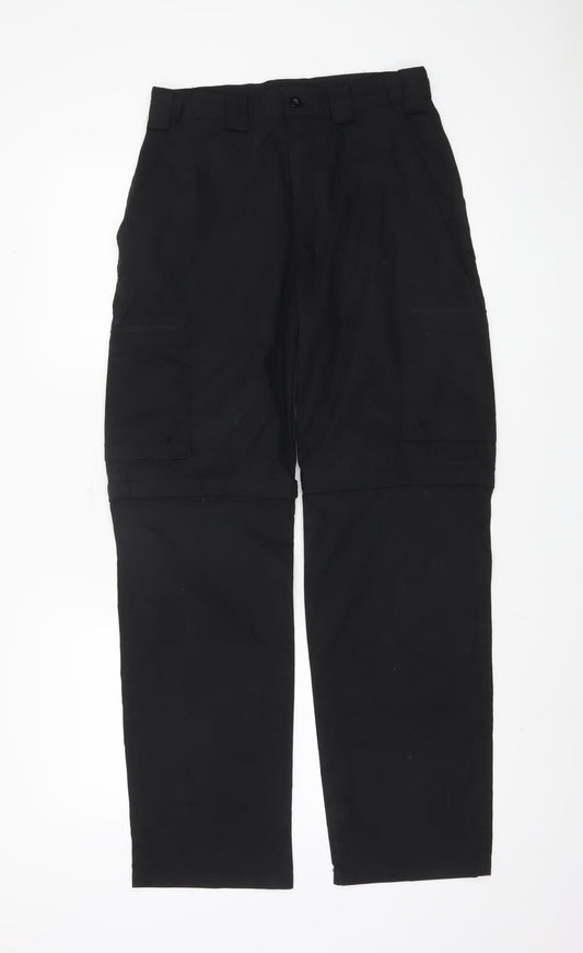 Mountain Warehouse Men's Black Cargo Trousers S