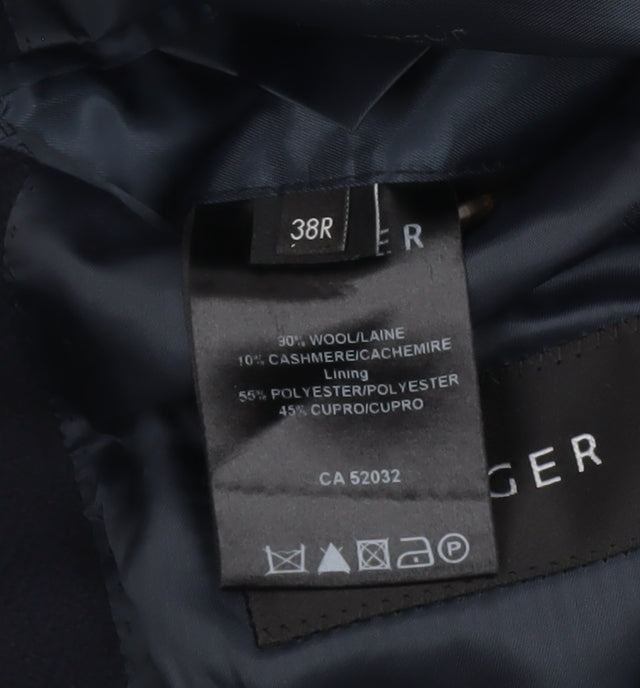 Jaeger Men's Dark Blue Wool Cashmere Blazer 38R