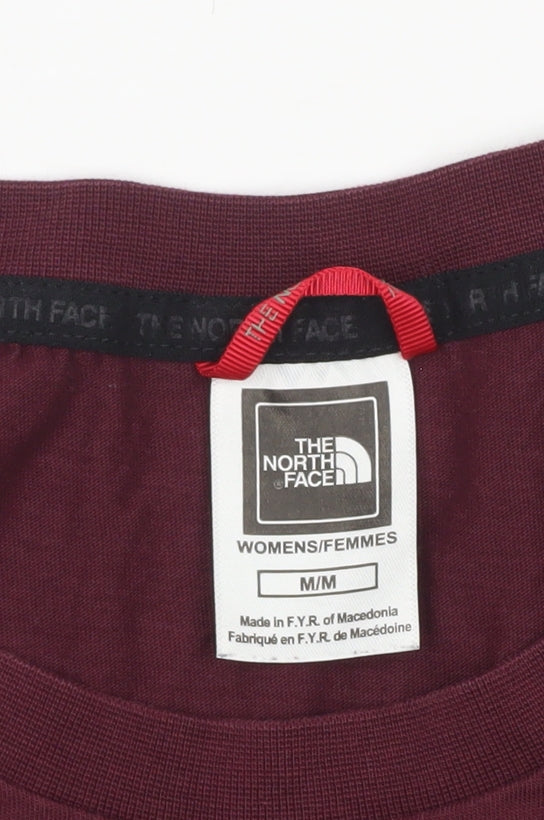 The North Face Women's Red Cotton T-Shirt, M, Casual