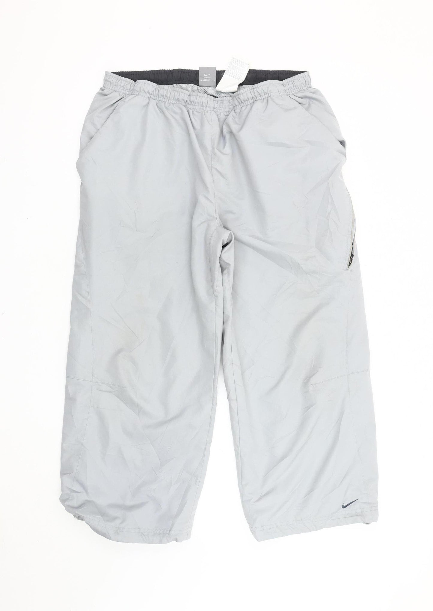 Nike Men’s Grey Track Pants L Lightweight Activewear