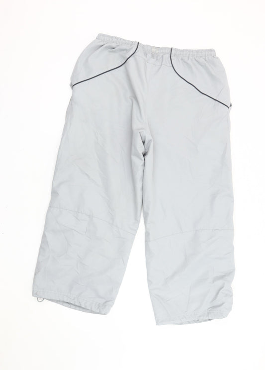 Nike Men’s Grey Track Pants L Lightweight Activewear