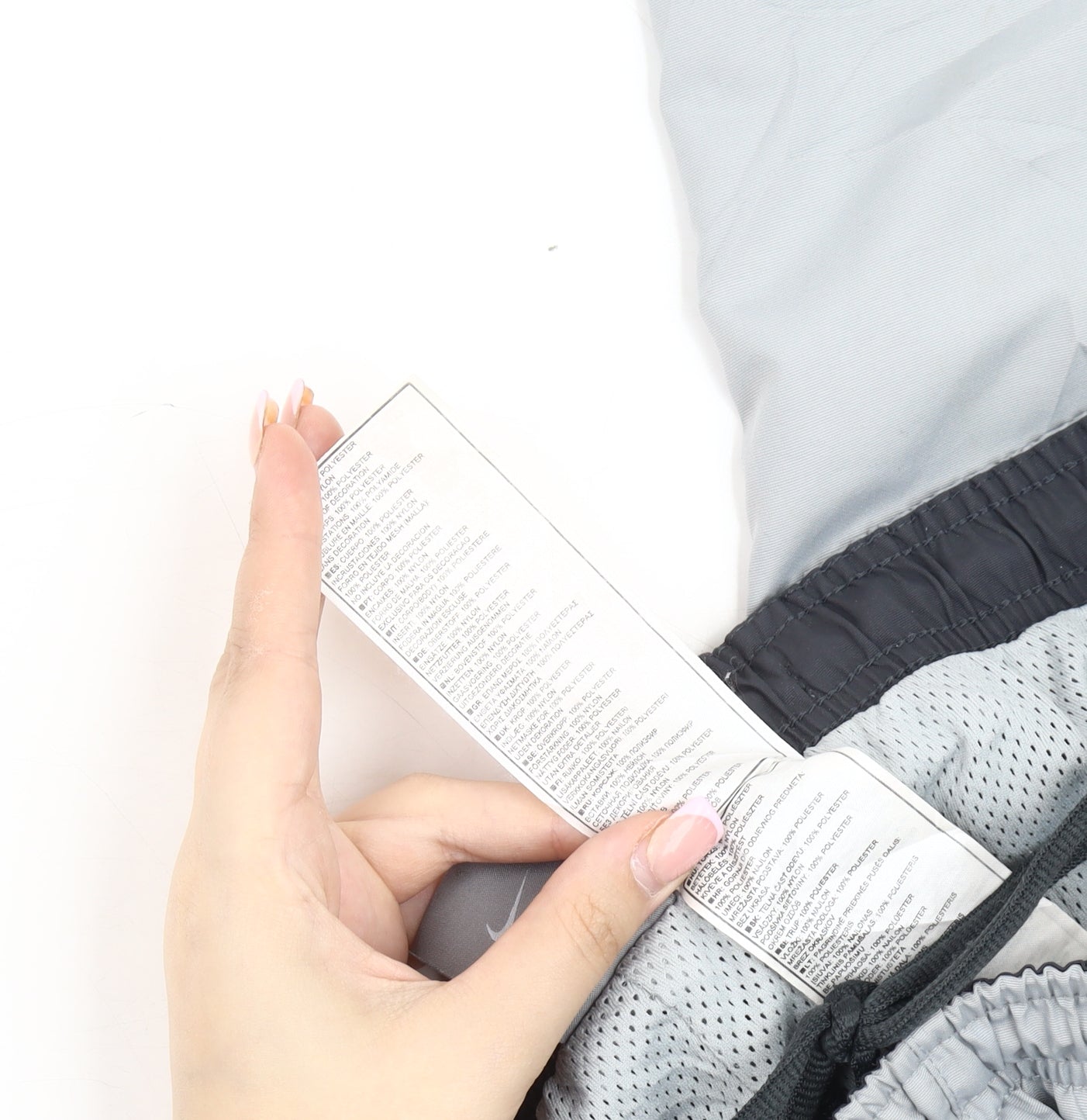 Nike Men’s Grey Track Pants L Lightweight Activewear