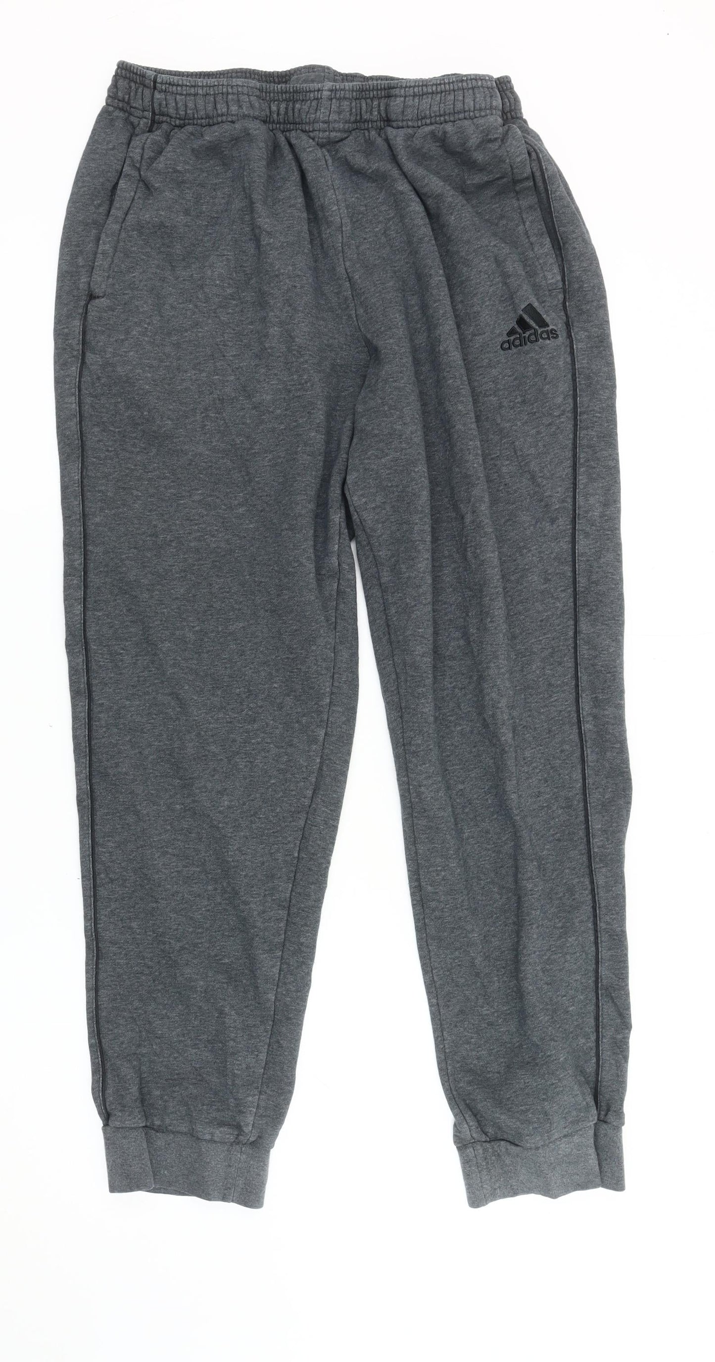 Adidas Men's Grey Joggers XL - Fleece Activewear