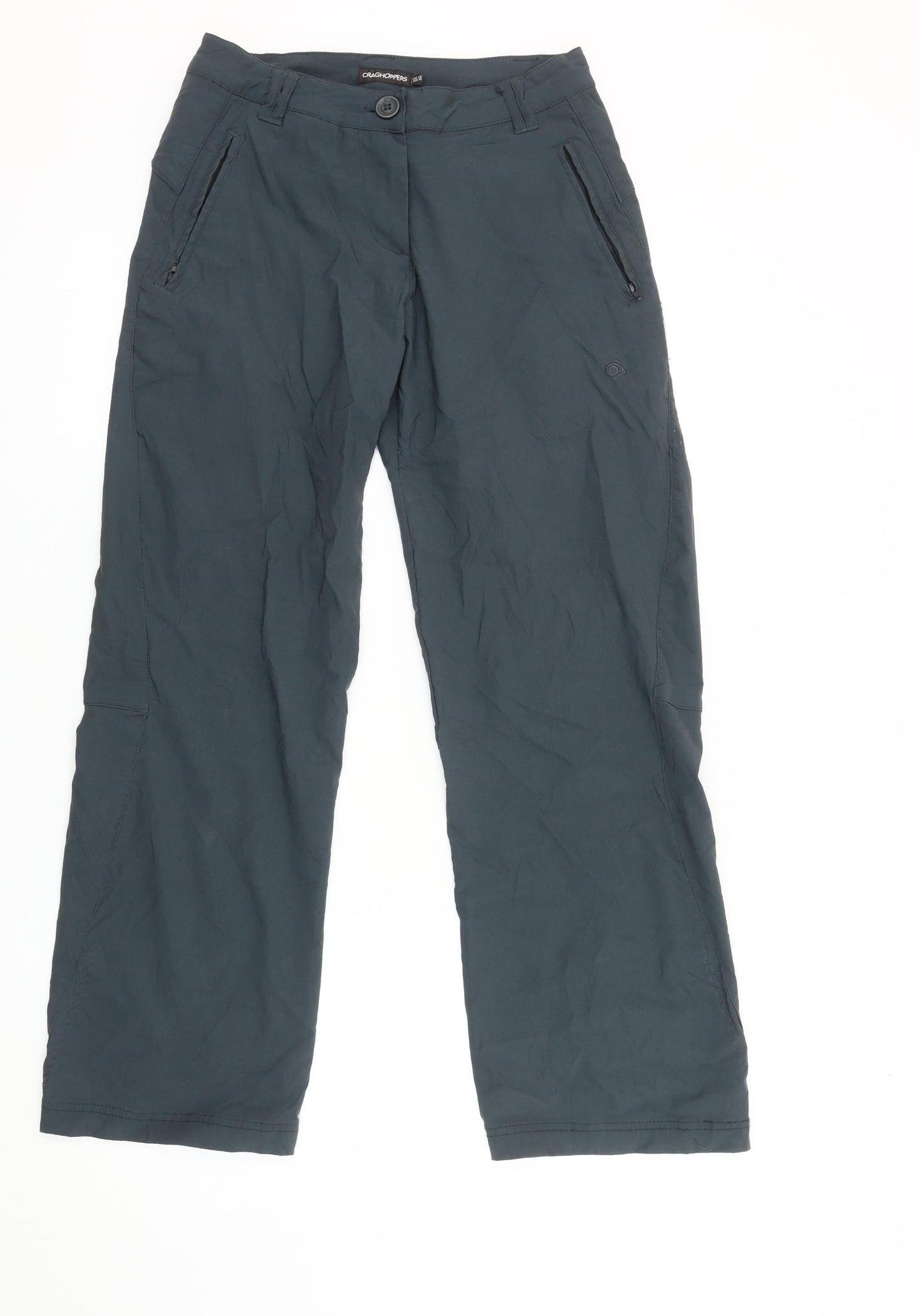 Craghoppers Women's Blue Straight Leg Trousers Size 10