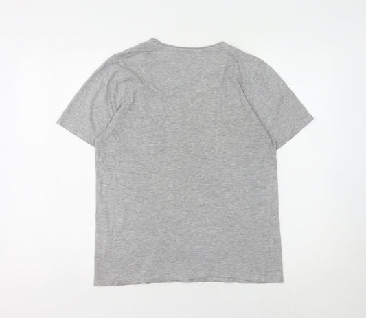 Tokyo Laundry Men's Grey Crew Neck T-Shirt, Size S