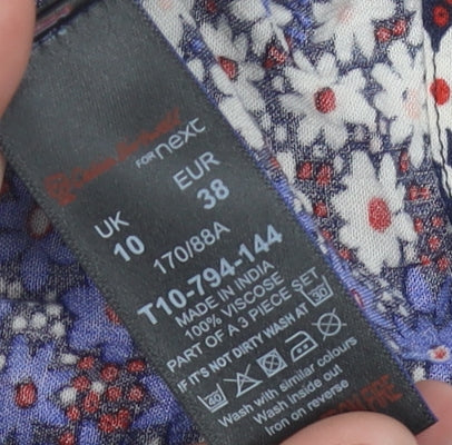 Close-up detail of Women's Multicoloured Floral Camisole Tank Top, size 10