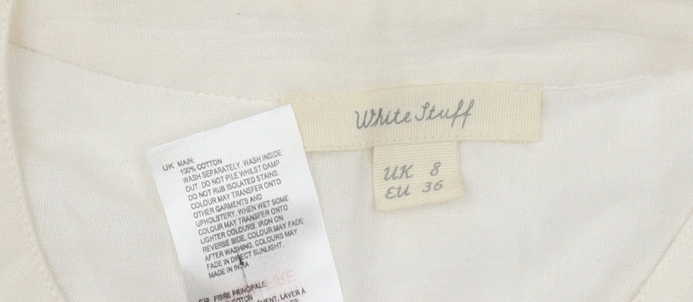 White Stuff Women's Multicoloured Size 8 Blouse